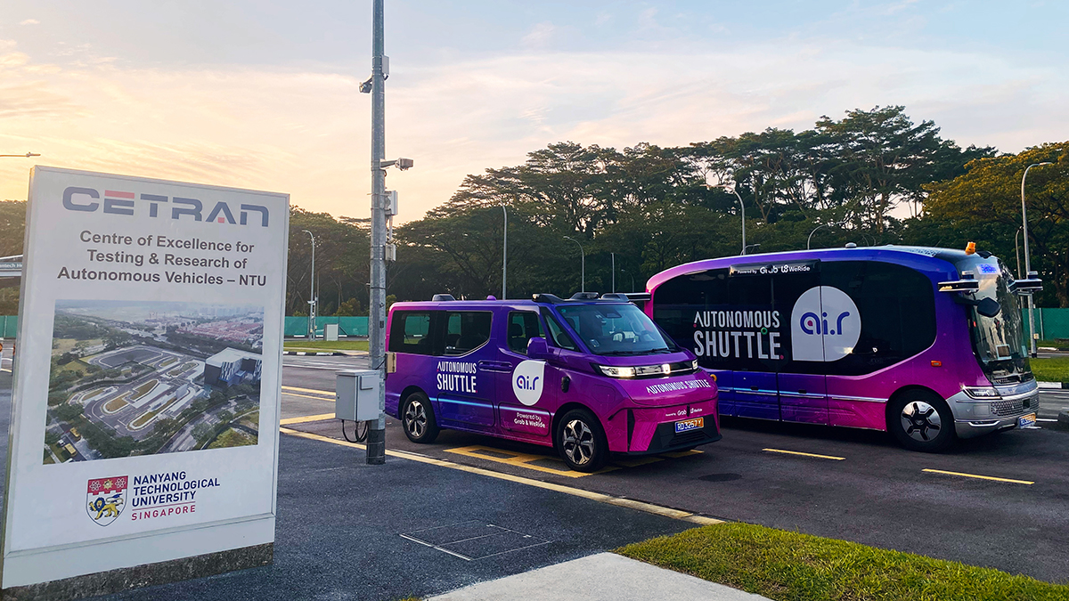 Grab autonomous shuttles