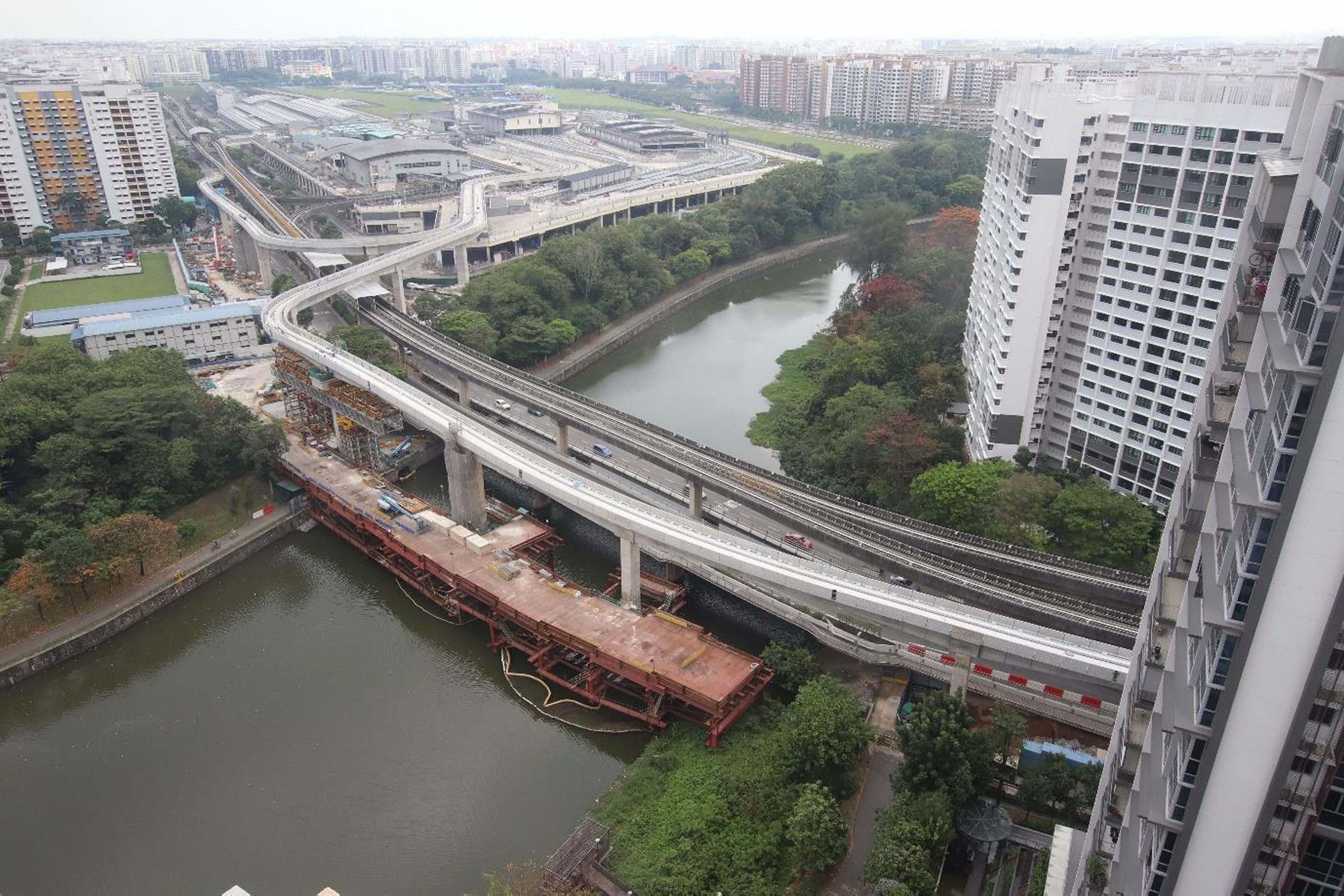 The two new reception tracks along Sengkang West Avenue will be connected to the expanded depot as part of works in the final phases.