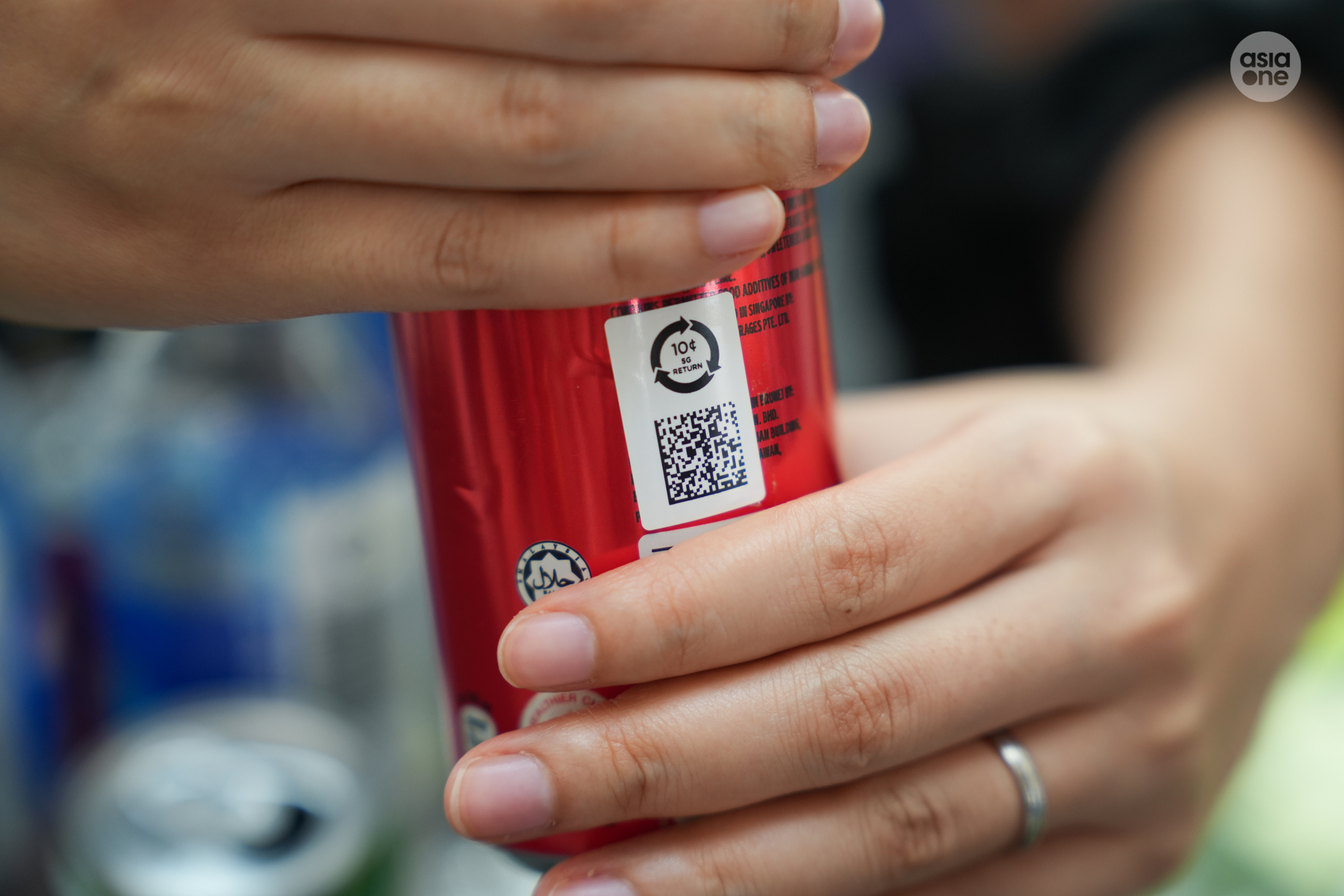 The 10-cent Deposit Mark label.