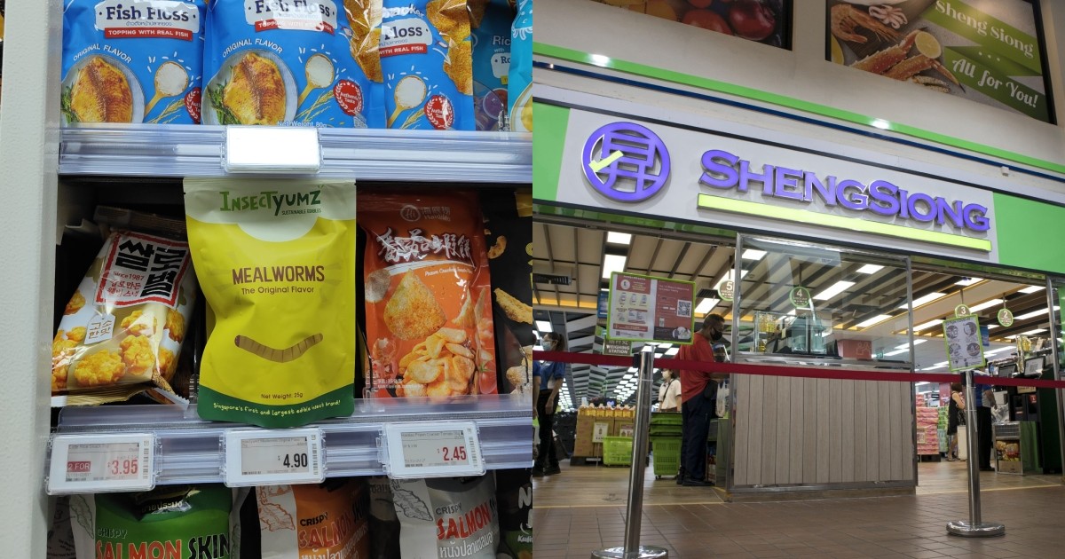 Grab your grub: $4.90 mealworm snack lands at Sheng Siong, joining Singapore's insect-food scene