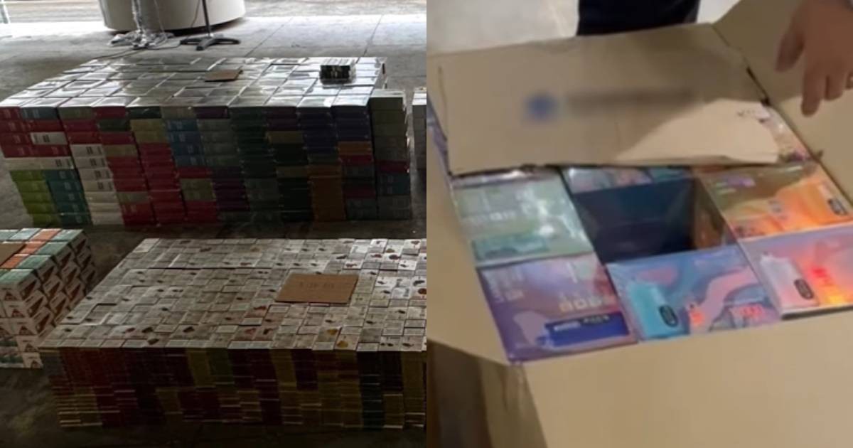 Malaysian duo arrested at Tuas Checkpoint after over 22,000 vapes found in lorry concealed as cosmetics
