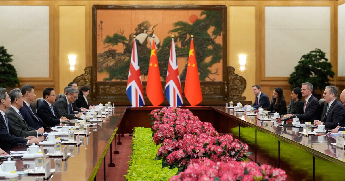 Britain's Starmer to meet China's Xi in bid to reset strained ties