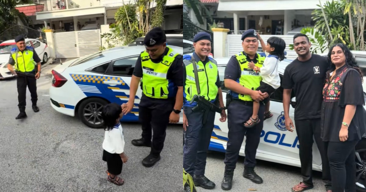 This made my day: Malaysia policemen delight 3-year-old birthday boy with surprise visit