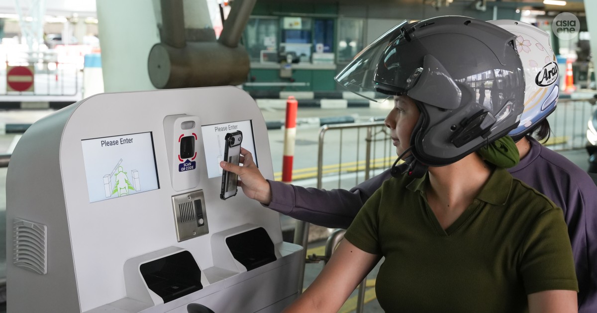 Facial recognition for motorcyclists to be rolled out at Singapore checkpoints starting March 31