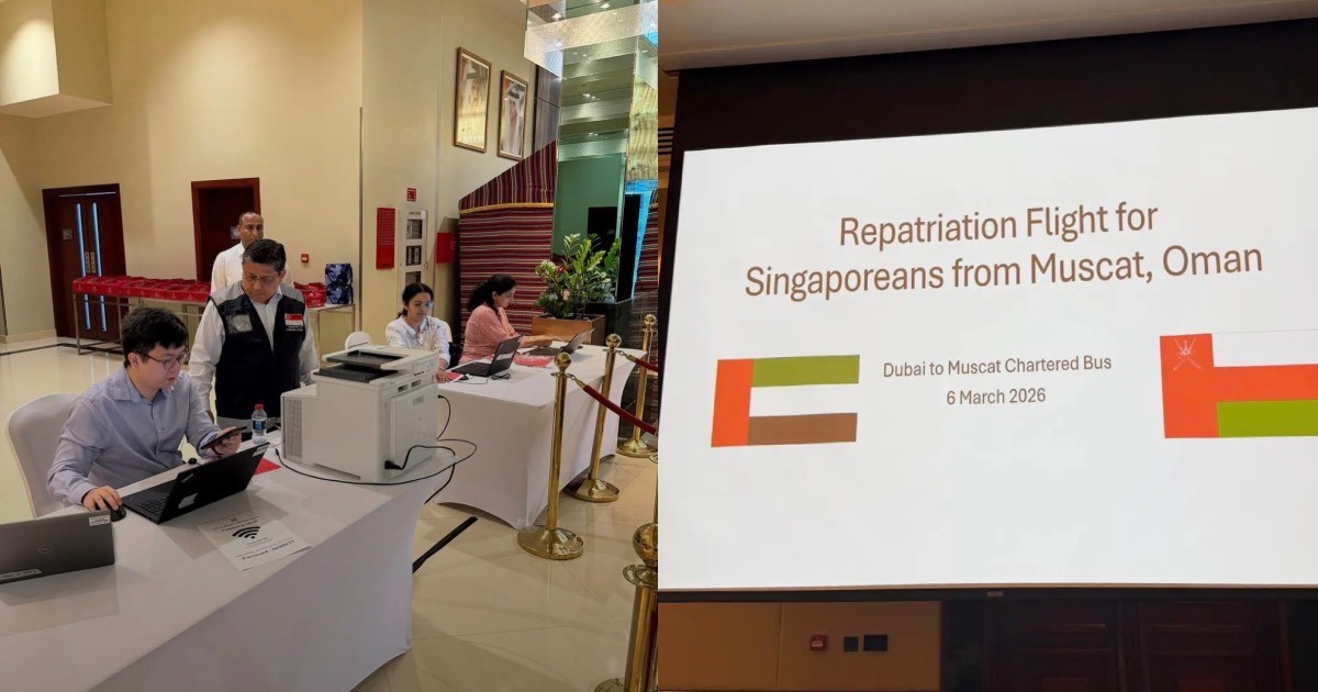 Singaporeans from Abu Dhabi, Dubai make their way to Oman ahead of chartered flight home