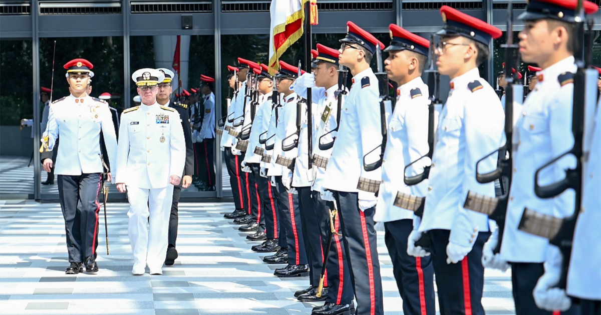 US navy chief in Singapore for introductory visit 