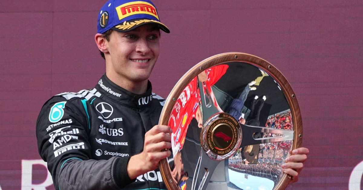 George Russell wins Formula 1's Australian GP as Mercedes goes 1-2