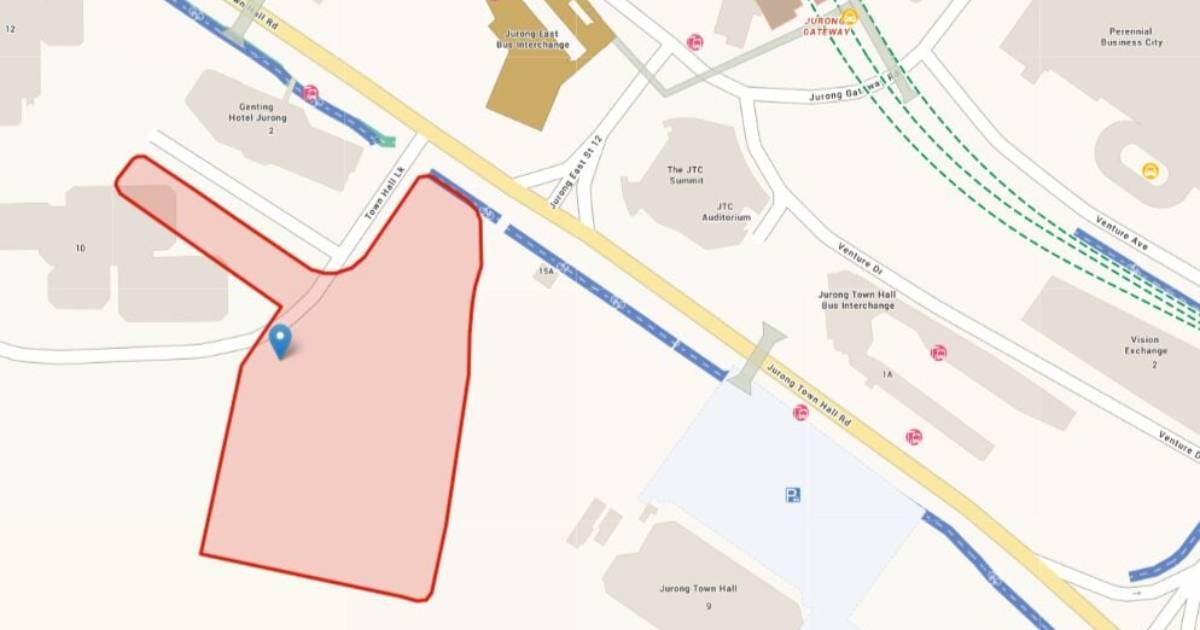 URA releases Town Hall Link GLS site: A restart for Jurong Lake District's mega transformation