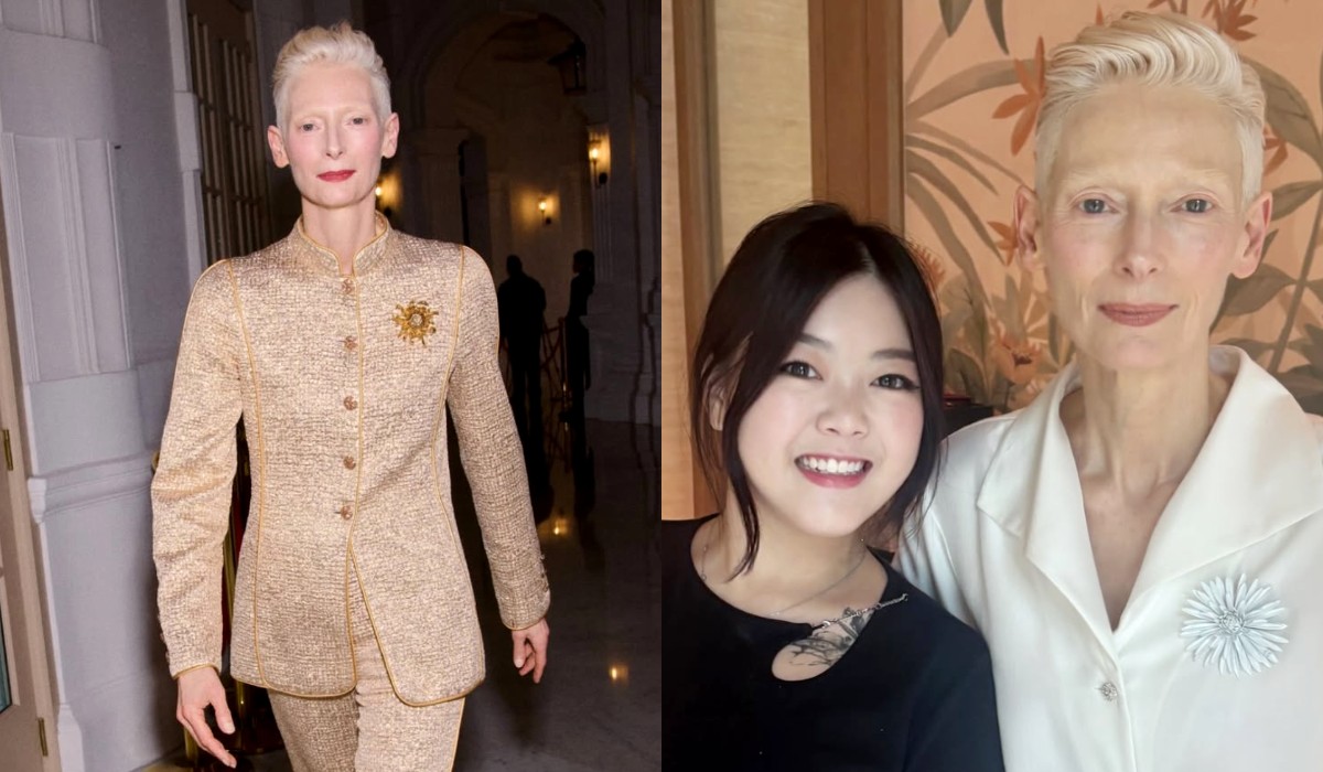 Tilda Swinton got manicure done by Singapore nail technician while in town
