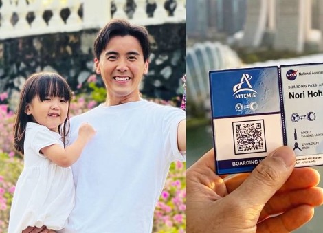 Derrick Hoh sends daughter's name to space with Artemis II: 'I love you right up to the moon and back'