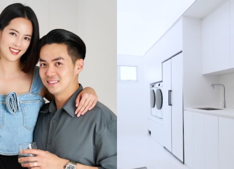 Tay Ying and Wu Sihan's new all-white and minimalist apartment comes entirely 'smart-home ready'