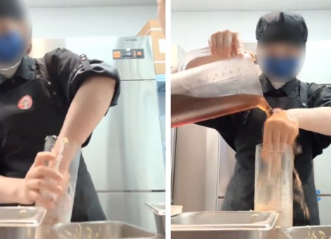 Chagee China fires employee who filmed herself assembling drink with bare hands; outlet temporarily closed