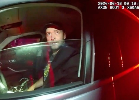 Police video of Justin Timberlake's 2024 drunken driving arrest released