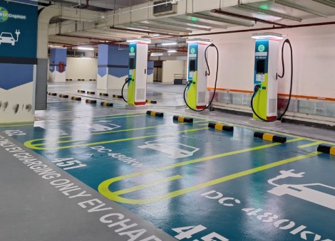 Singapore's largest public EV charging hub opens in Great World