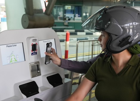 Facial recognition for motorcyclists to be rolled out at Singapore checkpoints starting March 31